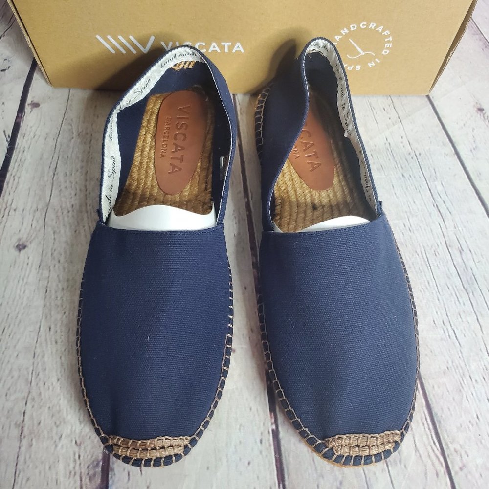 Viscata Barcelona Espadrilles in Navy
